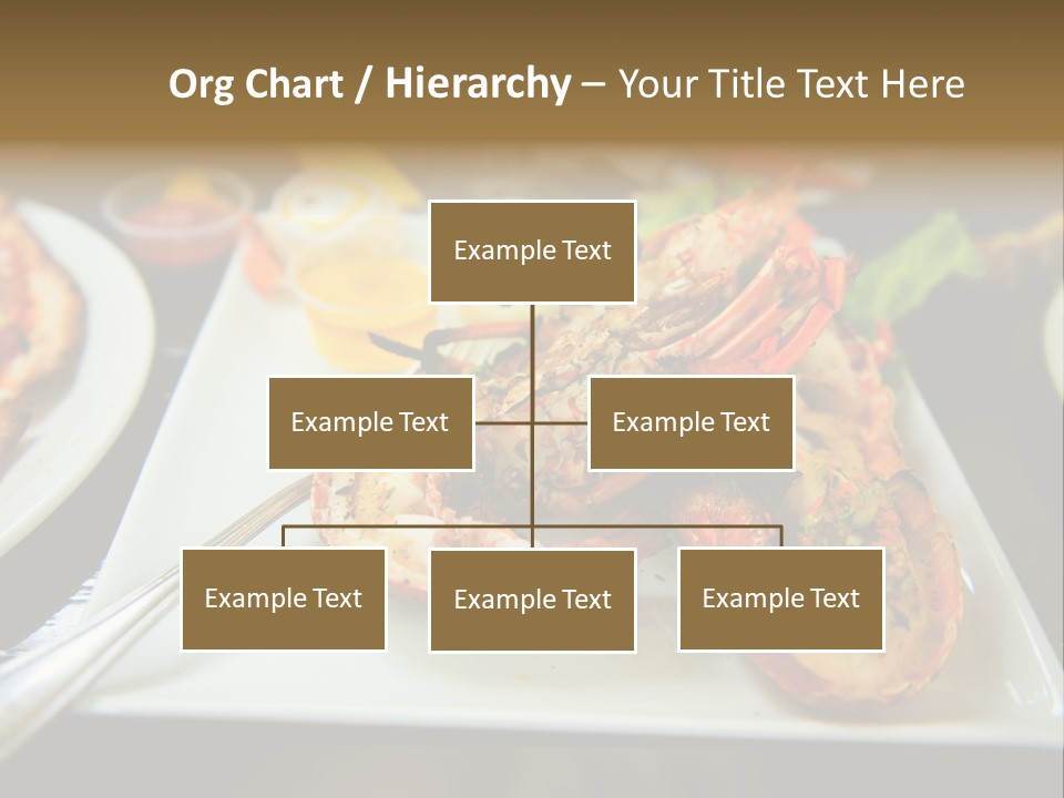 Tasty Lobster Plate PowerPoint Template