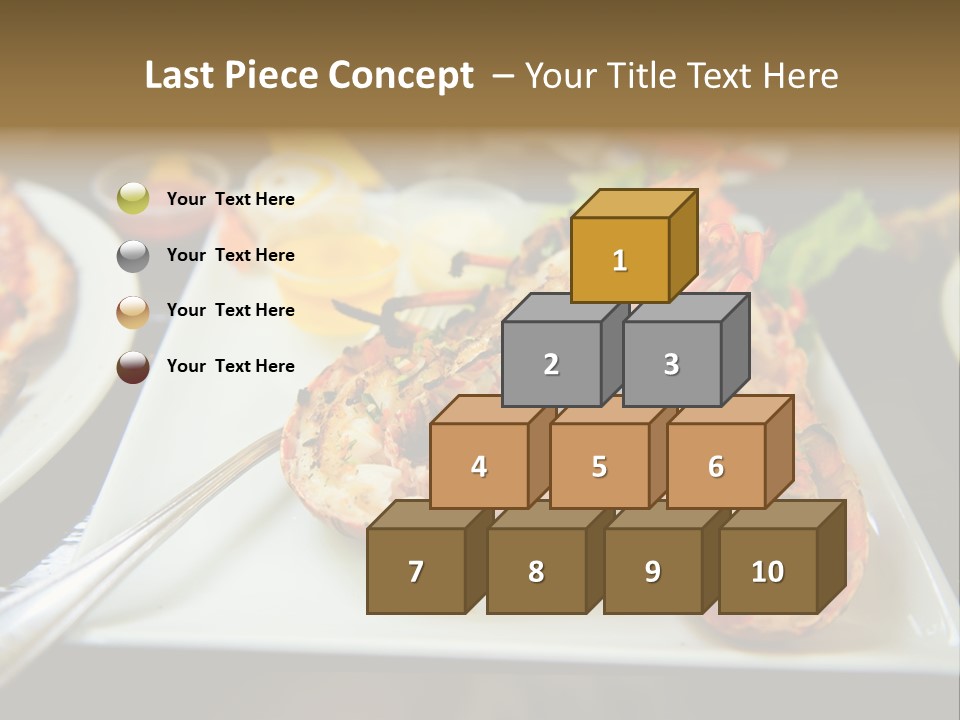 Tasty Lobster Plate PowerPoint Template