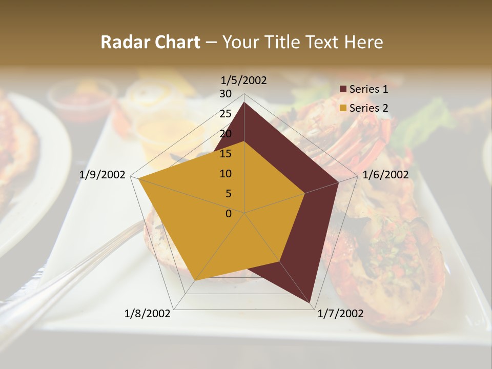 Tasty Lobster Plate PowerPoint Template