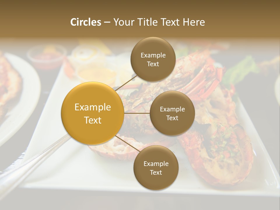Tasty Lobster Plate PowerPoint Template