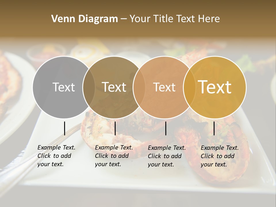 Tasty Lobster Plate PowerPoint Template