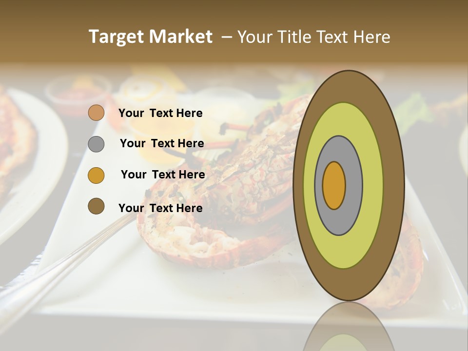 Tasty Lobster Plate PowerPoint Template
