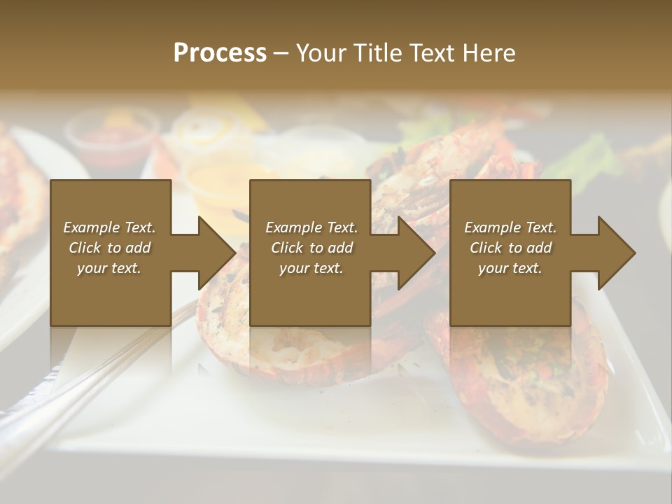 Tasty Lobster Plate PowerPoint Template