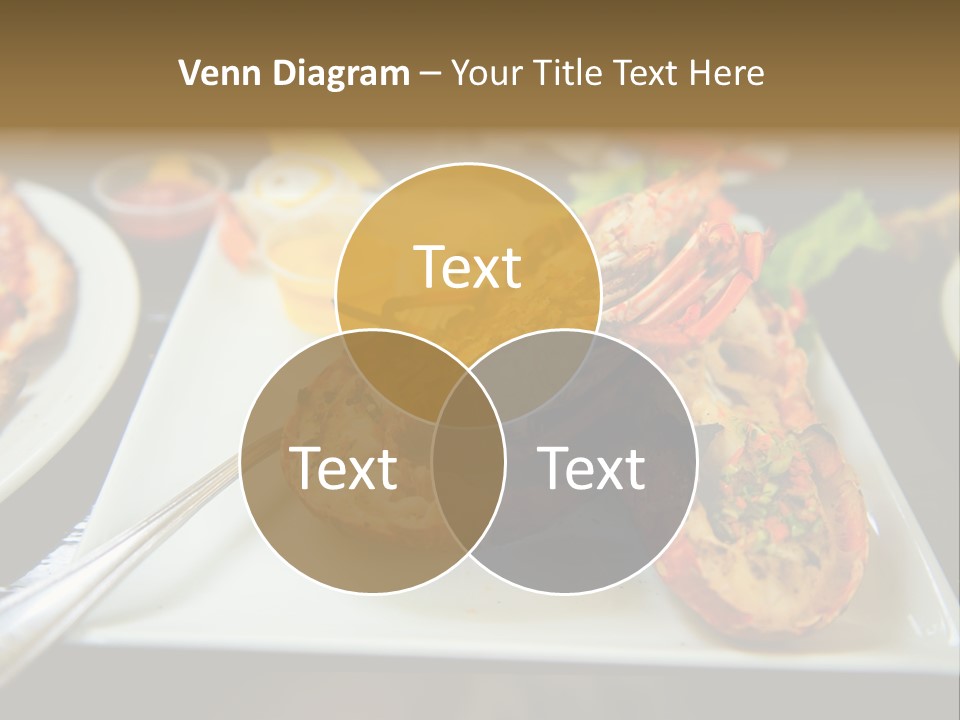 Tasty Lobster Plate PowerPoint Template