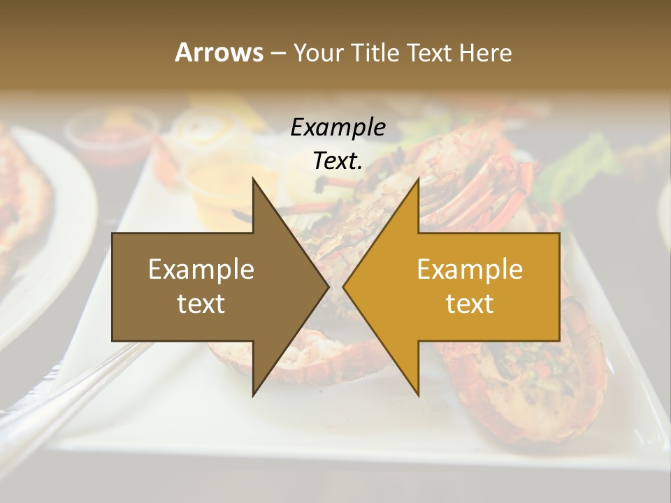 Tasty Lobster Plate PowerPoint Template
