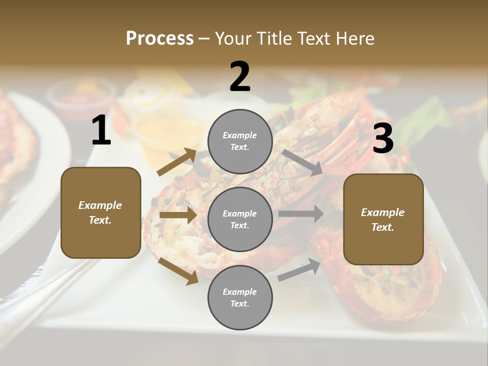 Tasty Lobster Plate PowerPoint Template