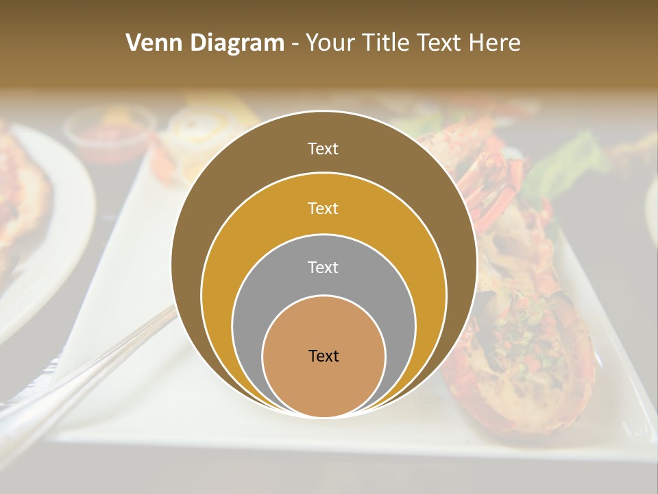 Tasty Lobster Plate PowerPoint Template