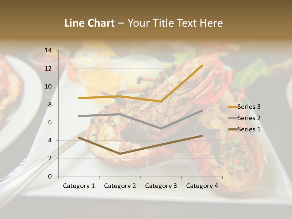 Tasty Lobster Plate PowerPoint Template