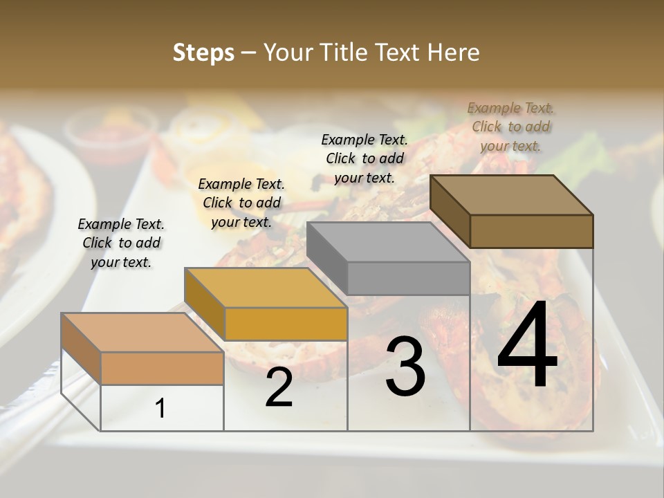 Tasty Lobster Plate PowerPoint Template