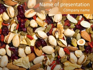 Almond Walnut Health PowerPoint Template