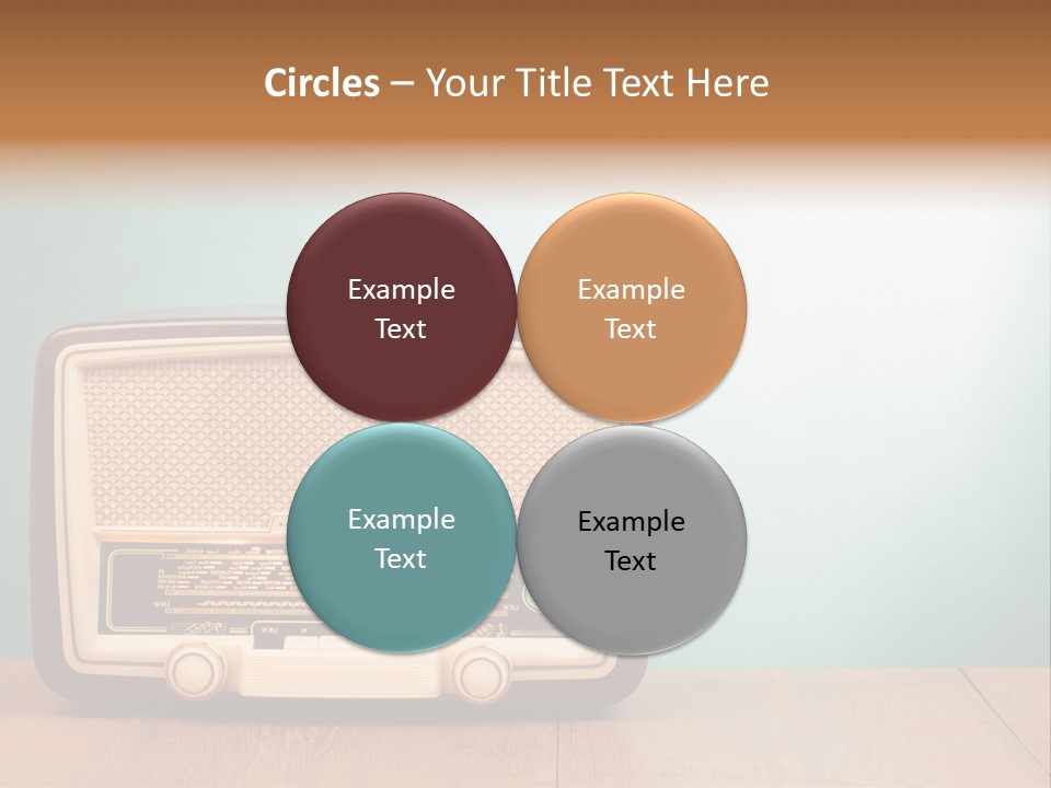 Receiver Postcard Frequency PowerPoint Template