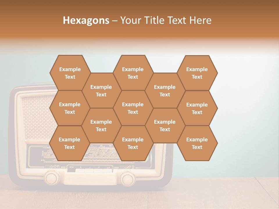 Receiver Postcard Frequency PowerPoint Template