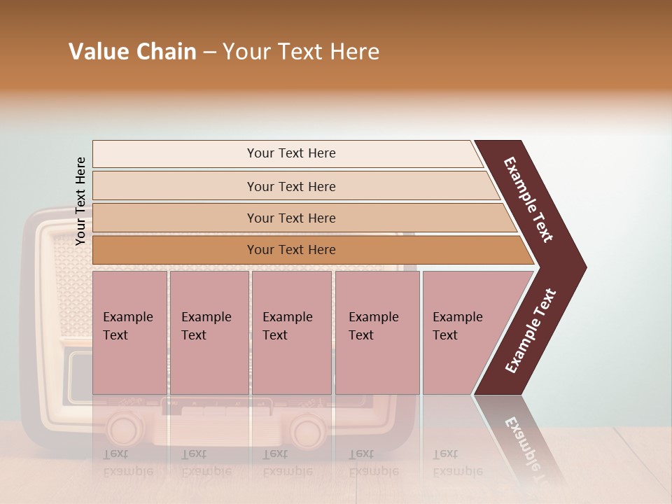 Receiver Postcard Frequency PowerPoint Template
