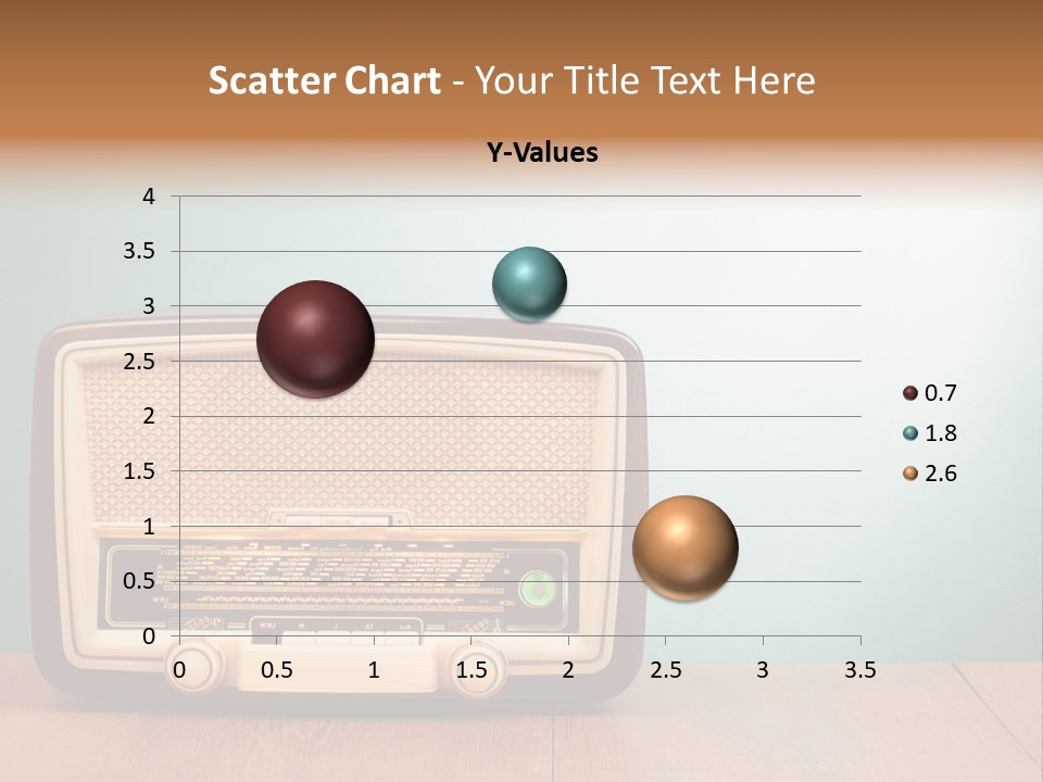 Receiver Postcard Frequency PowerPoint Template