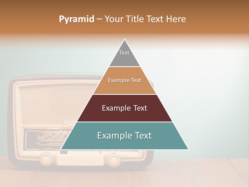 Receiver Postcard Frequency PowerPoint Template