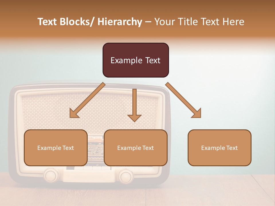 Receiver Postcard Frequency PowerPoint Template