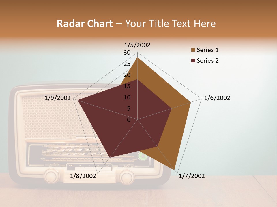 Receiver Postcard Frequency PowerPoint Template