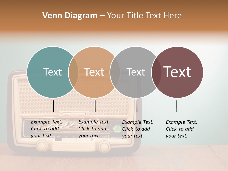 Receiver Postcard Frequency PowerPoint Template