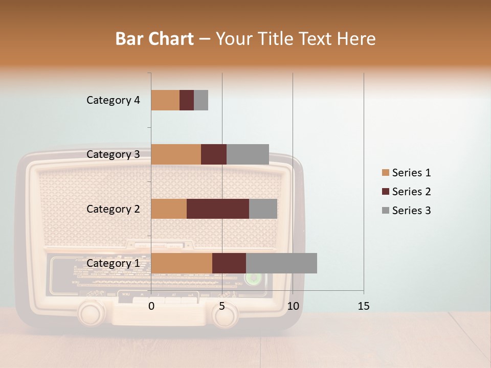 Receiver Postcard Frequency PowerPoint Template