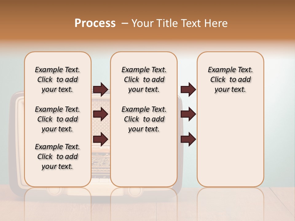 Receiver Postcard Frequency PowerPoint Template