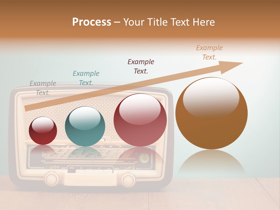 Receiver Postcard Frequency PowerPoint Template