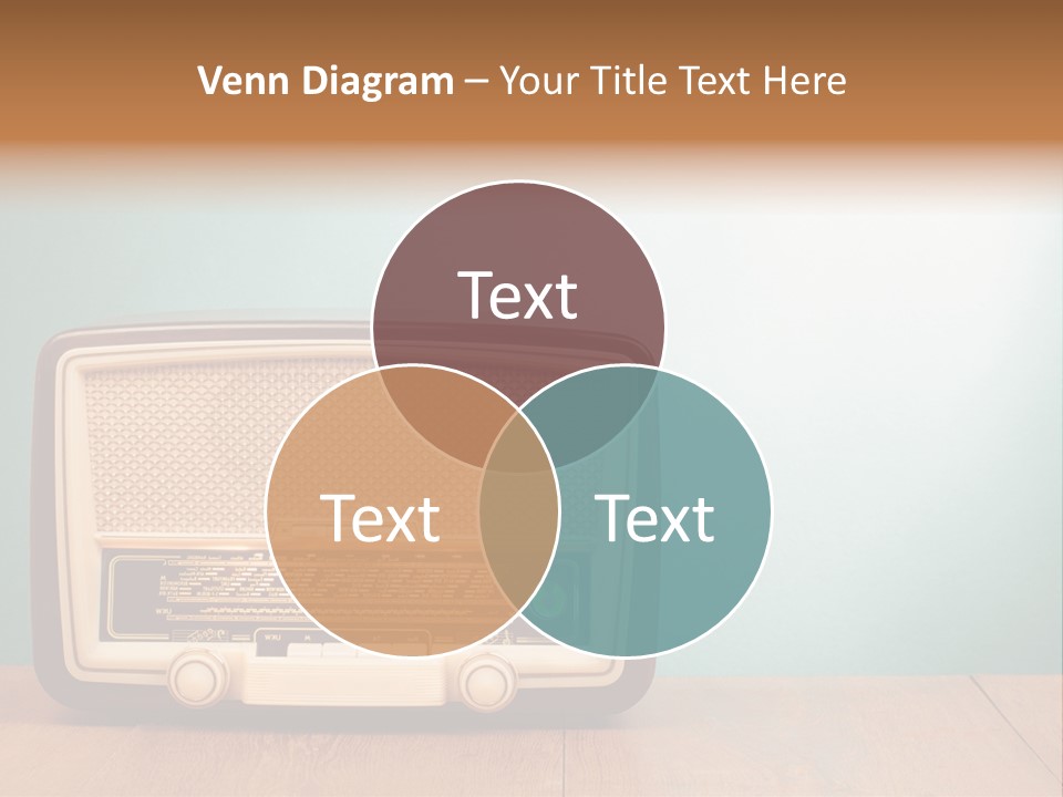 Receiver Postcard Frequency PowerPoint Template