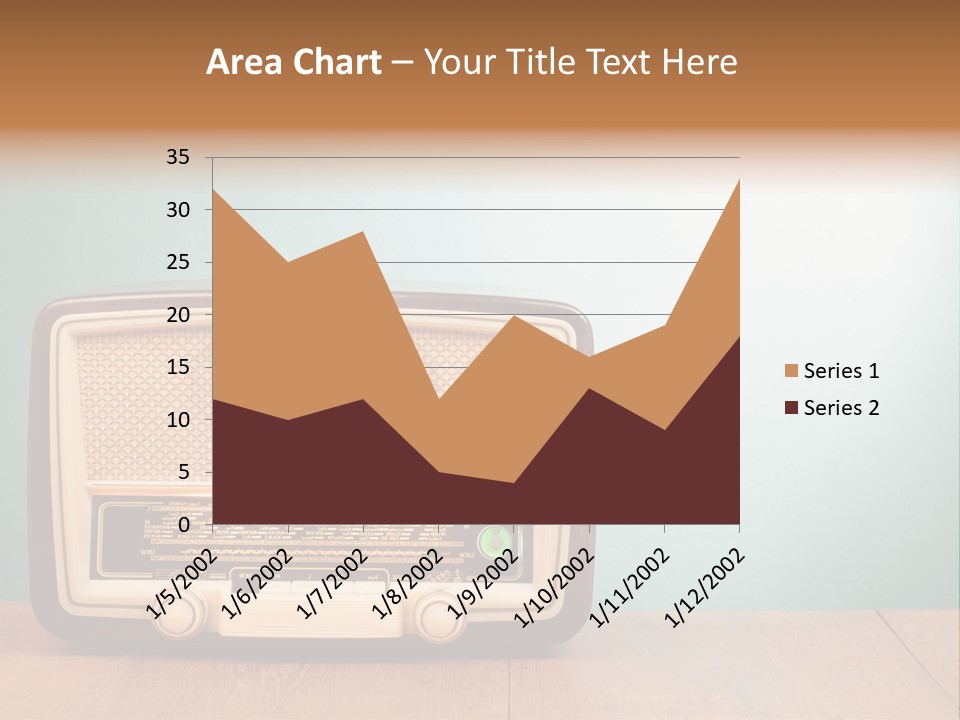 Receiver Postcard Frequency PowerPoint Template