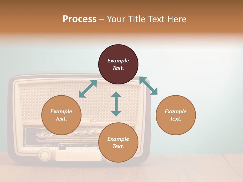 Receiver Postcard Frequency PowerPoint Template