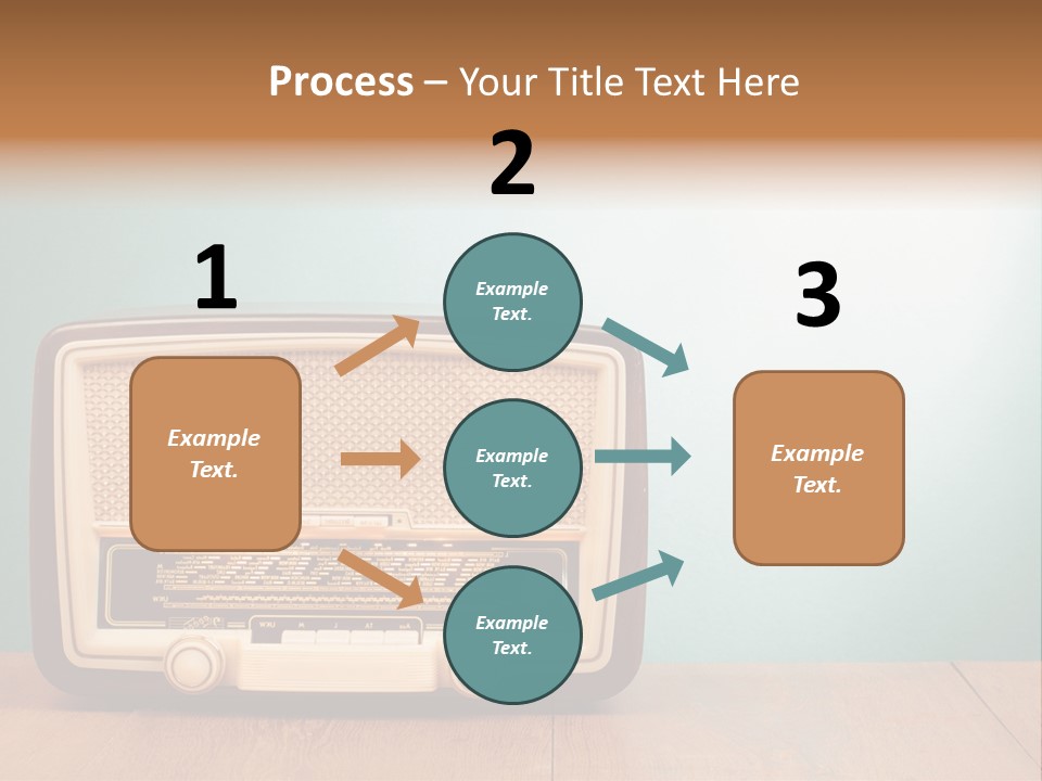 Receiver Postcard Frequency PowerPoint Template