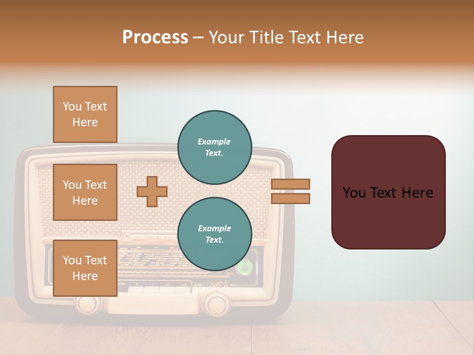 Receiver Postcard Frequency PowerPoint Template