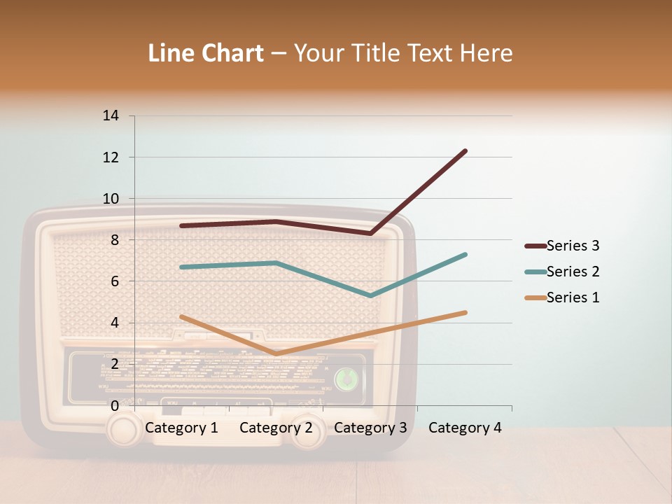 Receiver Postcard Frequency PowerPoint Template