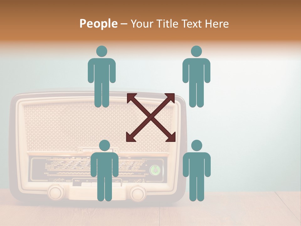 Receiver Postcard Frequency PowerPoint Template