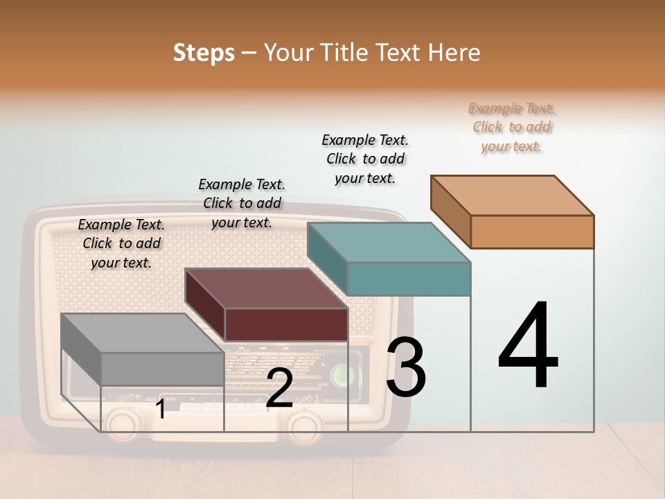 Receiver Postcard Frequency PowerPoint Template
