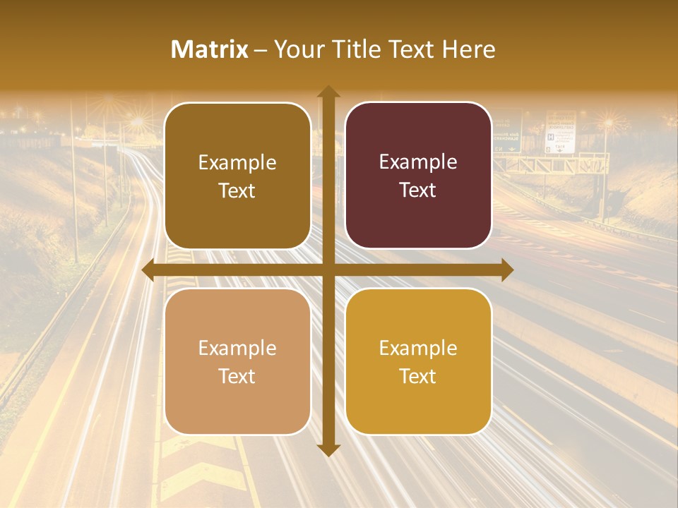 Logistics Life Dusk PowerPoint Template