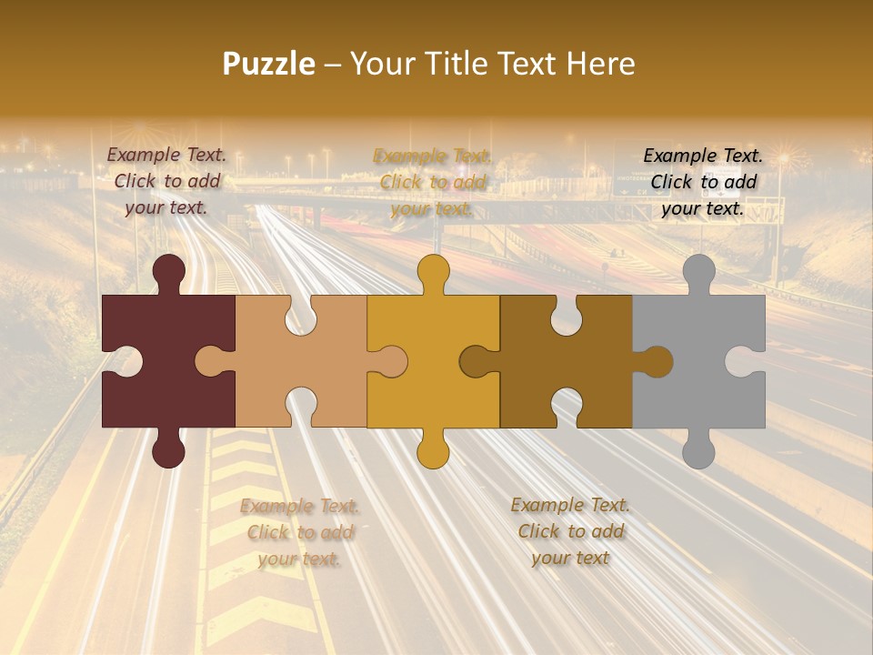 Logistics Life Dusk PowerPoint Template