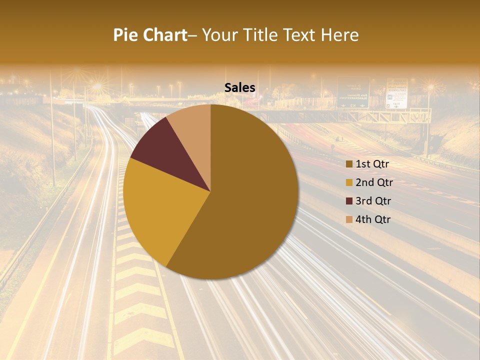 Logistics Life Dusk PowerPoint Template