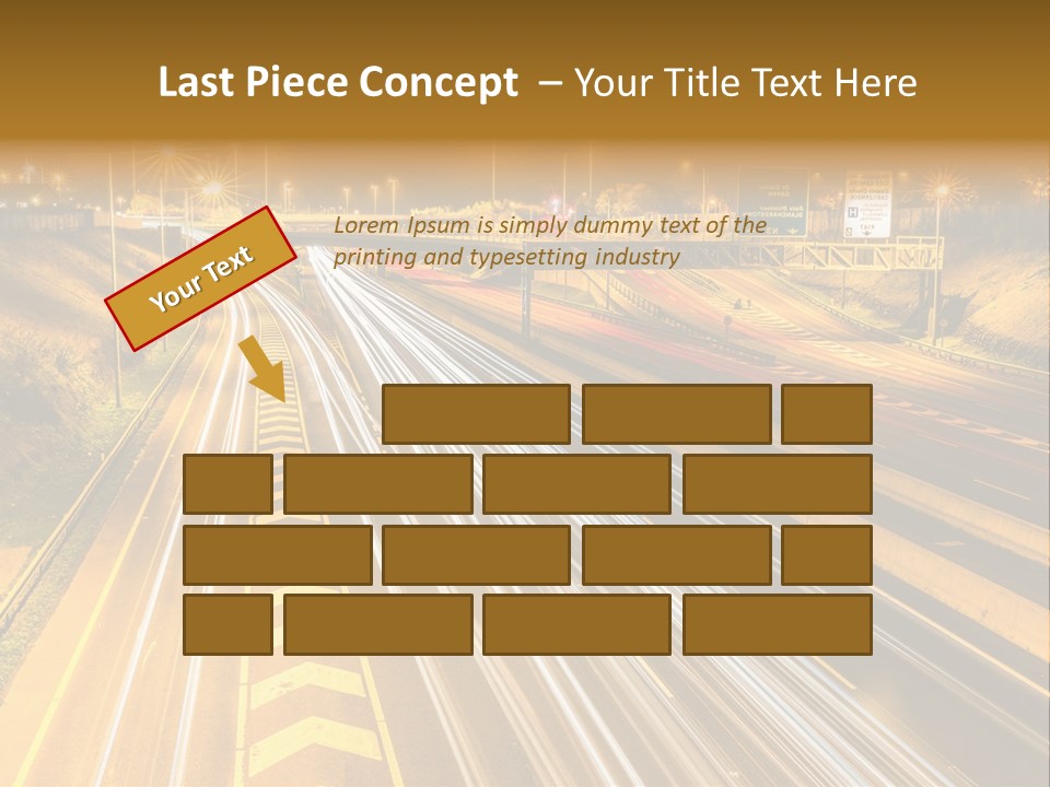 Logistics Life Dusk PowerPoint Template