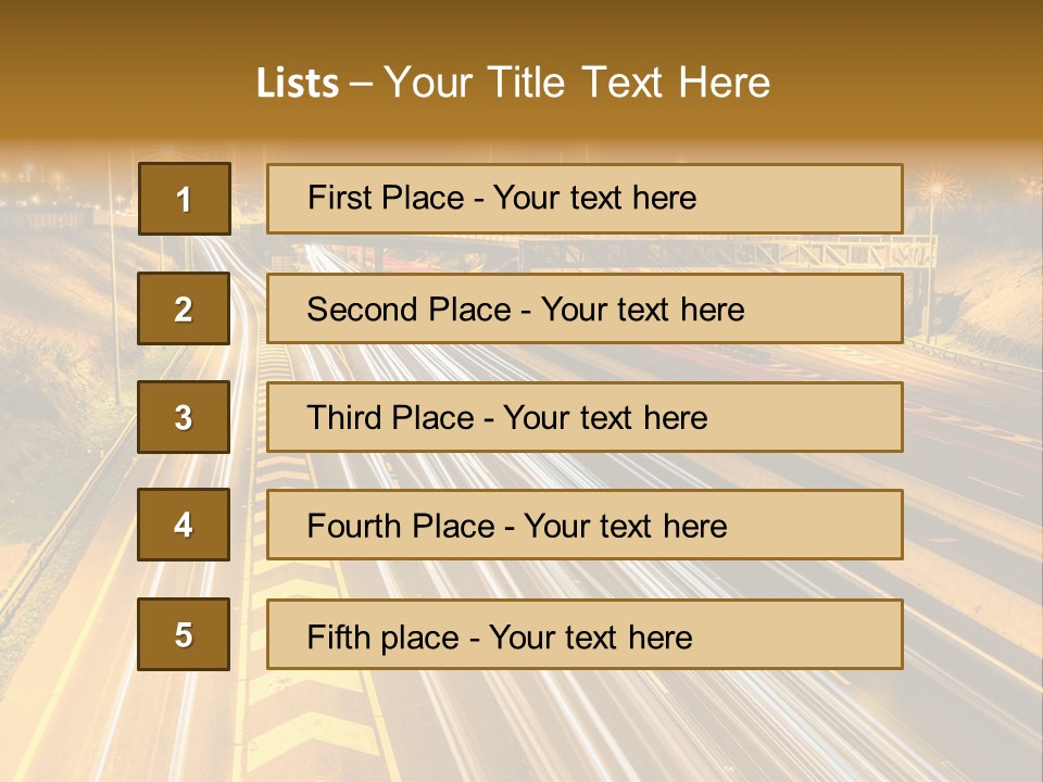 Logistics Life Dusk PowerPoint Template