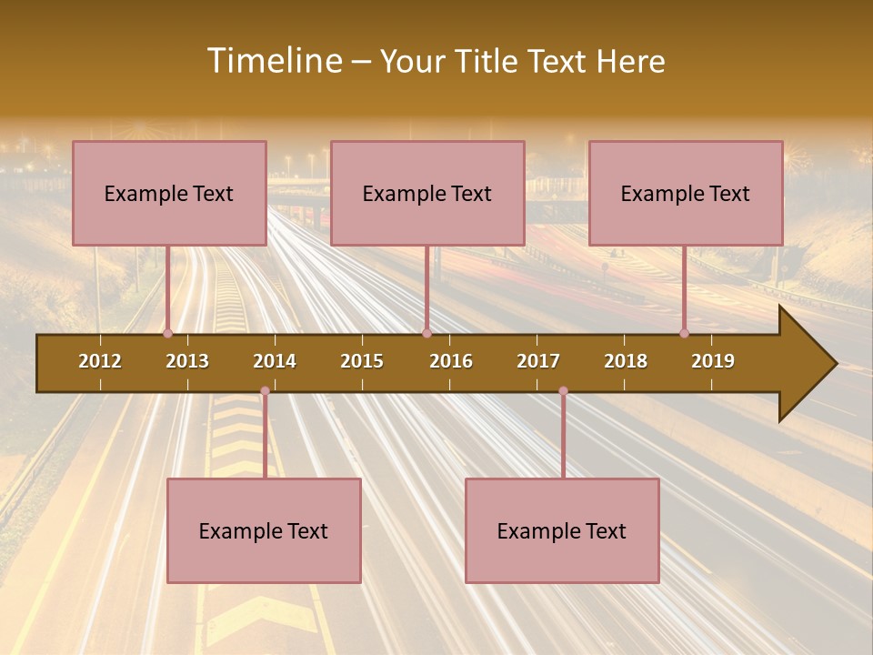 Logistics Life Dusk PowerPoint Template
