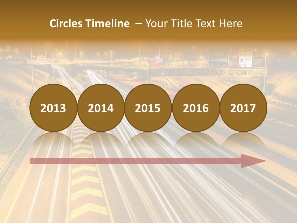 Logistics Life Dusk PowerPoint Template