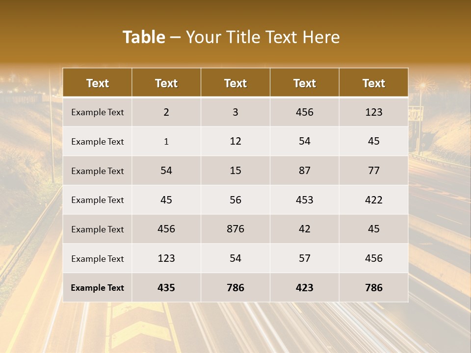 Logistics Life Dusk PowerPoint Template
