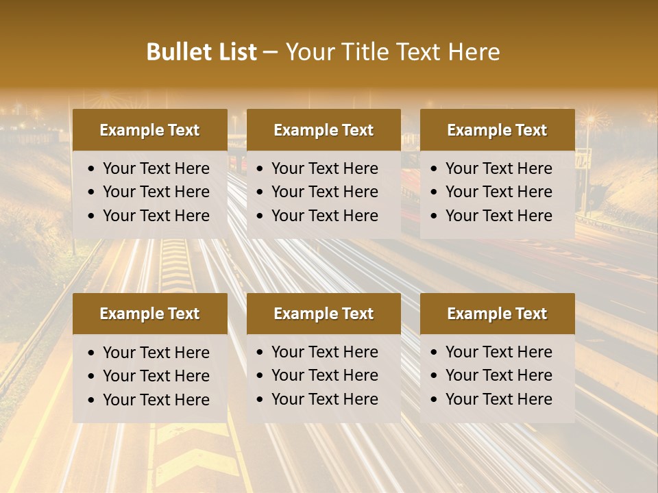 Logistics Life Dusk PowerPoint Template