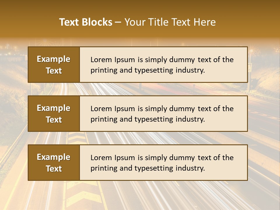 Logistics Life Dusk PowerPoint Template