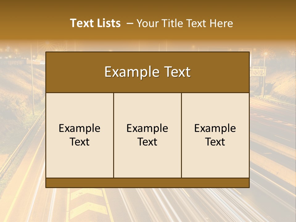 Logistics Life Dusk PowerPoint Template