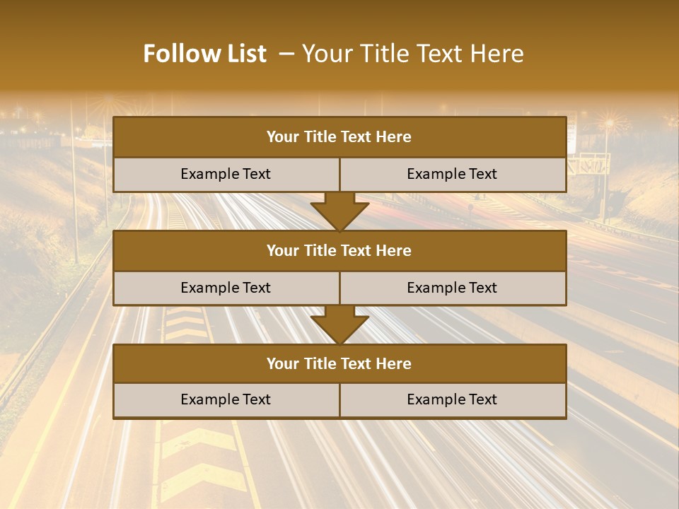 Logistics Life Dusk PowerPoint Template