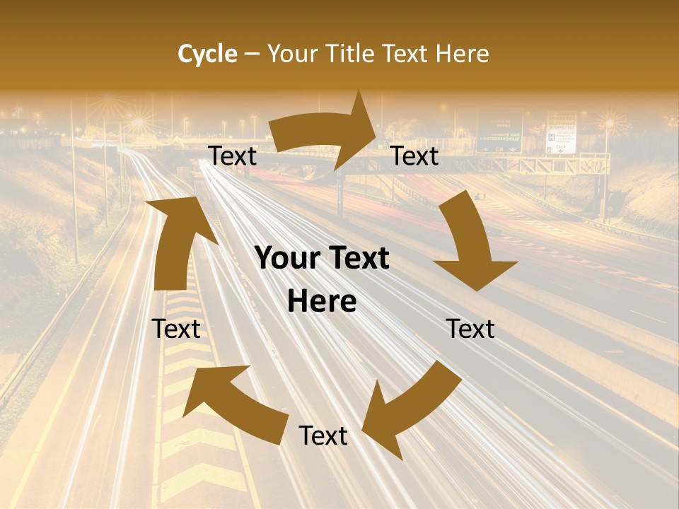 Logistics Life Dusk PowerPoint Template