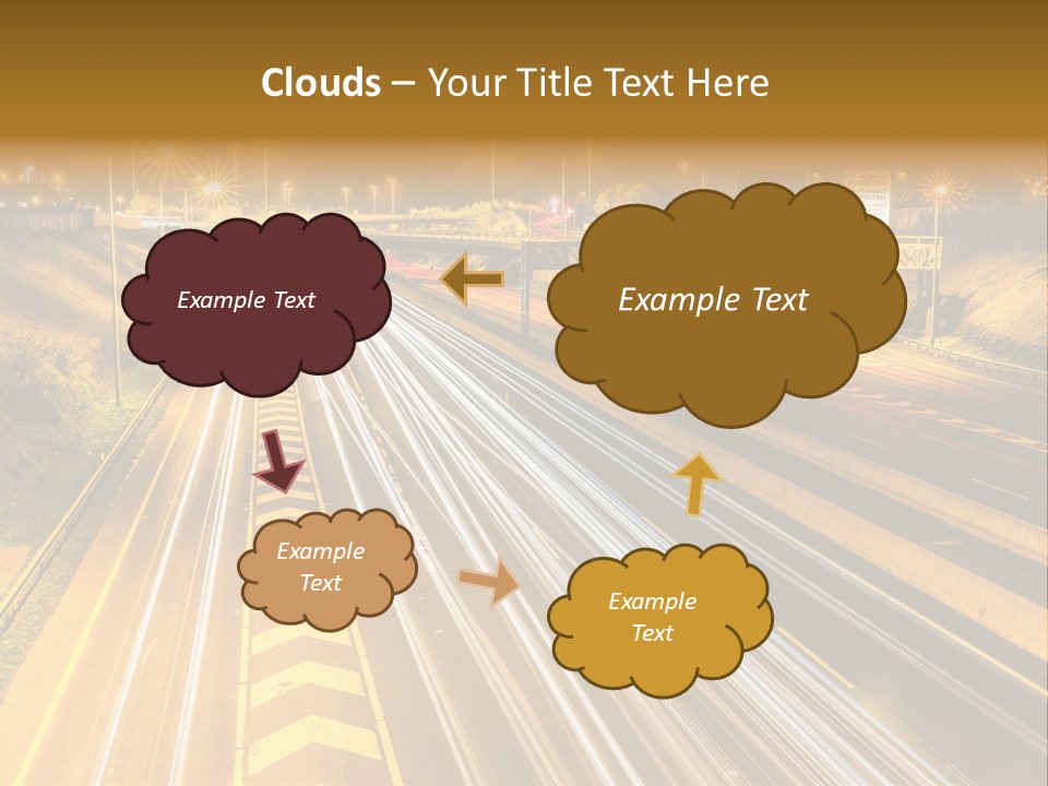 Logistics Life Dusk PowerPoint Template
