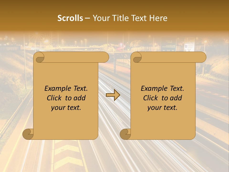 Logistics Life Dusk PowerPoint Template