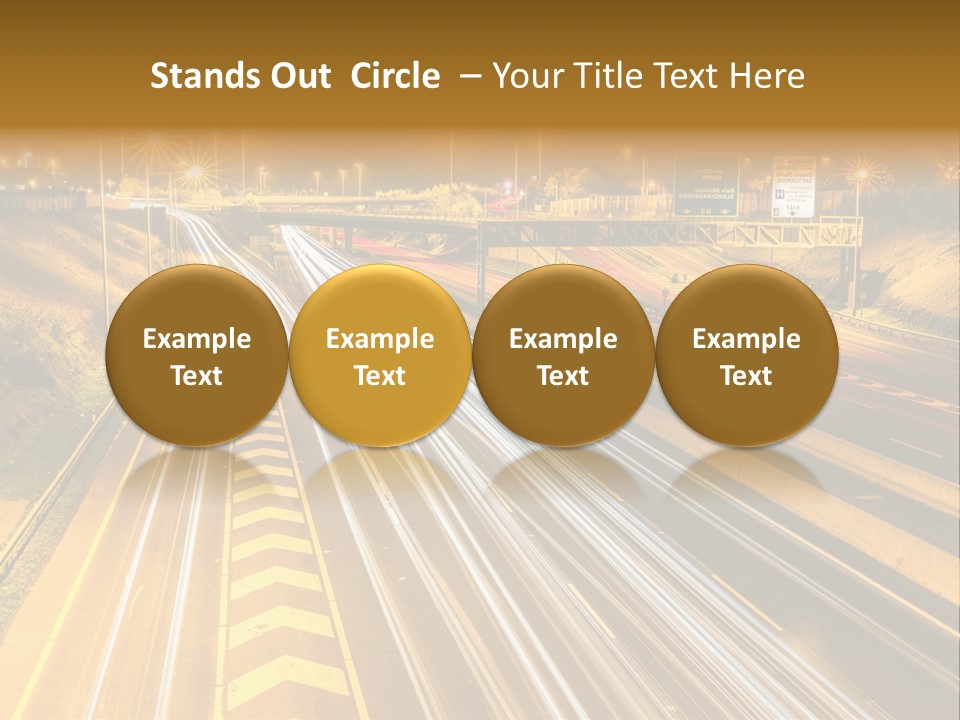 Logistics Life Dusk PowerPoint Template