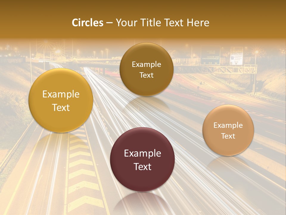 Logistics Life Dusk PowerPoint Template